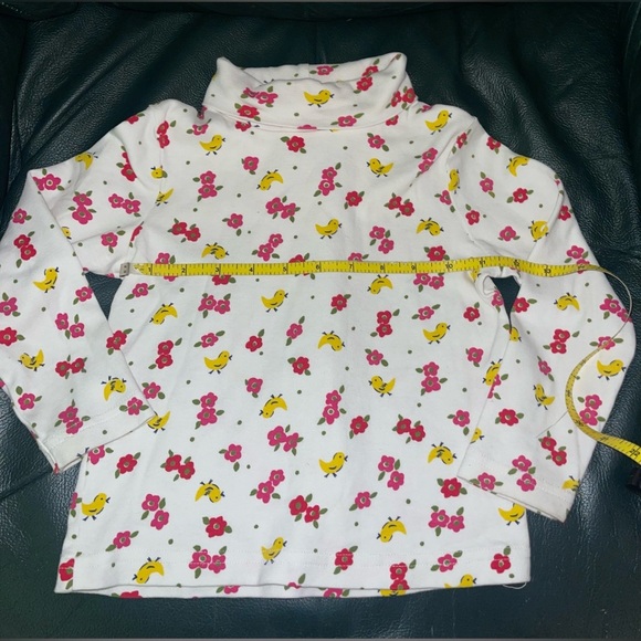 Lilly Pulitzer Floral Kids Turtleneck Top - Picture 2 of 5